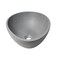 Alfi Brand 21 inch Solid Concrete Tear Drop Above Mount Vessel Sink ABCO21O - alternate 2